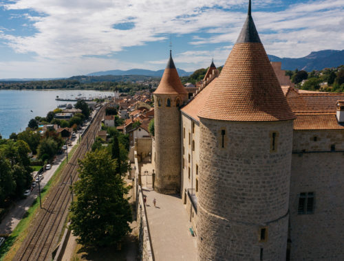 Face Sud-Ouest du Château de Grandson