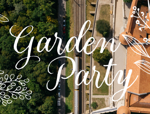 Visuel de l'affiche pour la Garden Party