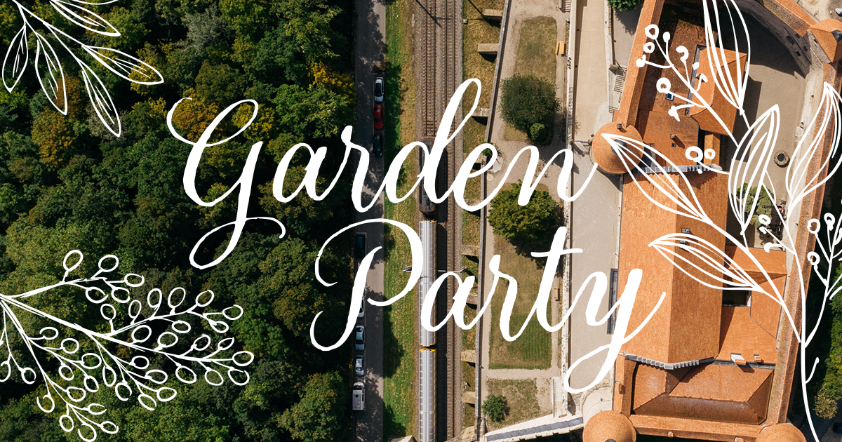 Visuel de l'affiche pour la Garden Party