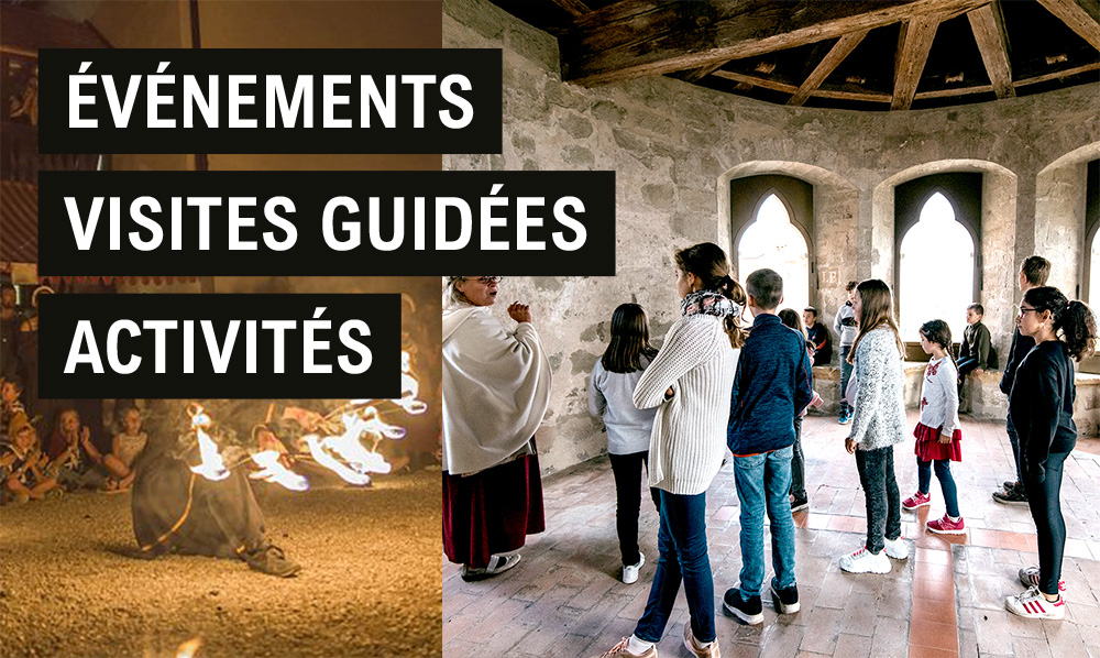 Visuel des activités estivales du château de Grandson