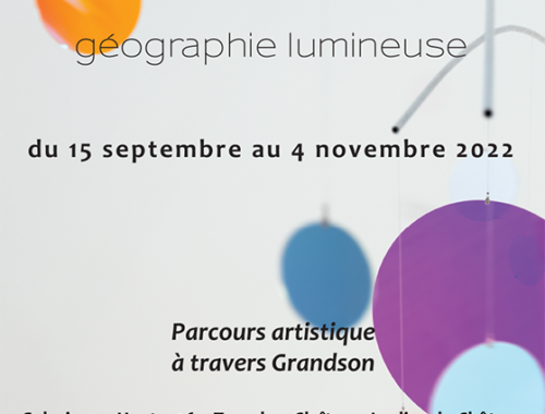 Affiche de l'exposition Géographie Lumineuse