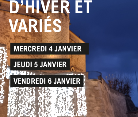 Photo du château de Grandson en hiver